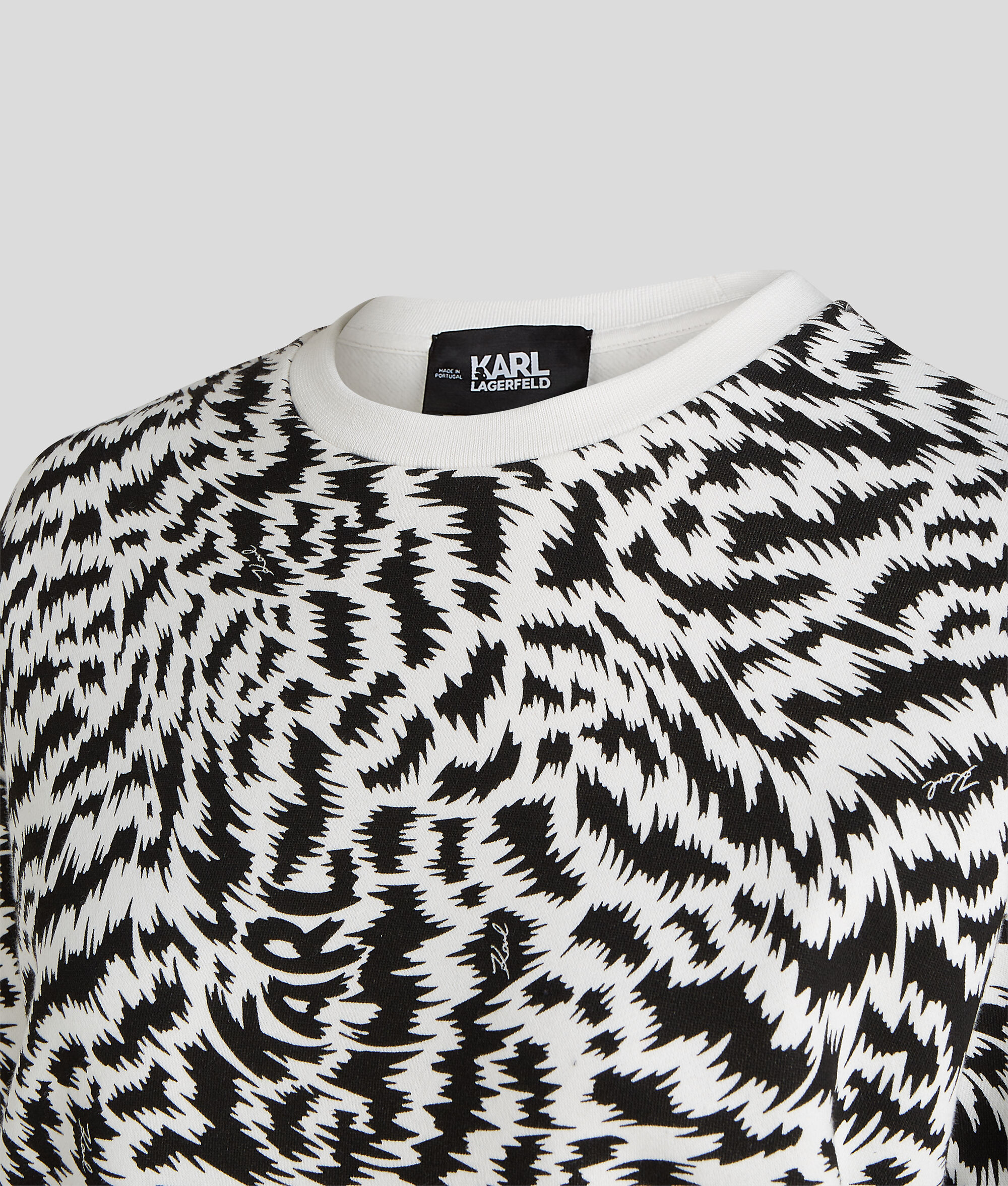 (image for) Environmentally Friendly Zebra-Print Sweatshirt